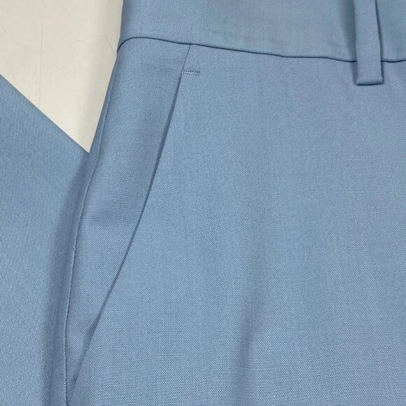 Theory Trecca 2 Cropped Mid‑Rise Suit Trousers – Stone Blue – Size 8 – NWT - Picture 7 of 8
